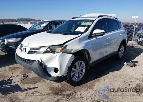 2014 Toyota Rav4 Limited z USA, uszkodzony, nr VIN 2T3YFREV0EW079747